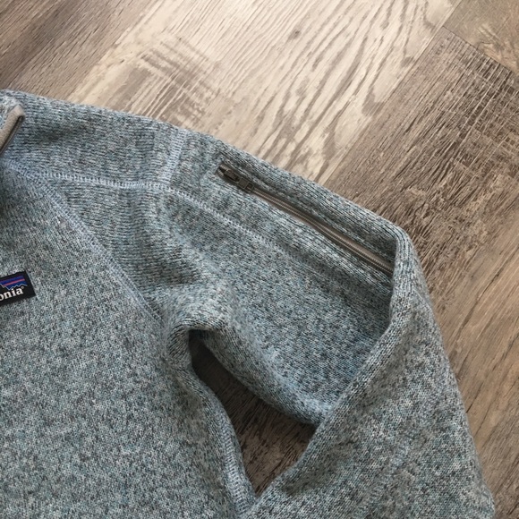 Patagonia Womens Better Sweater 1/4 Zip, Blue, S - Picture 5 of 10